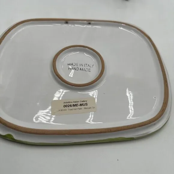 Vintage LaMusa Mercato Trivet Hot Plate Watermelon Fruit 9.5x7.5” - Picture 4 of 5